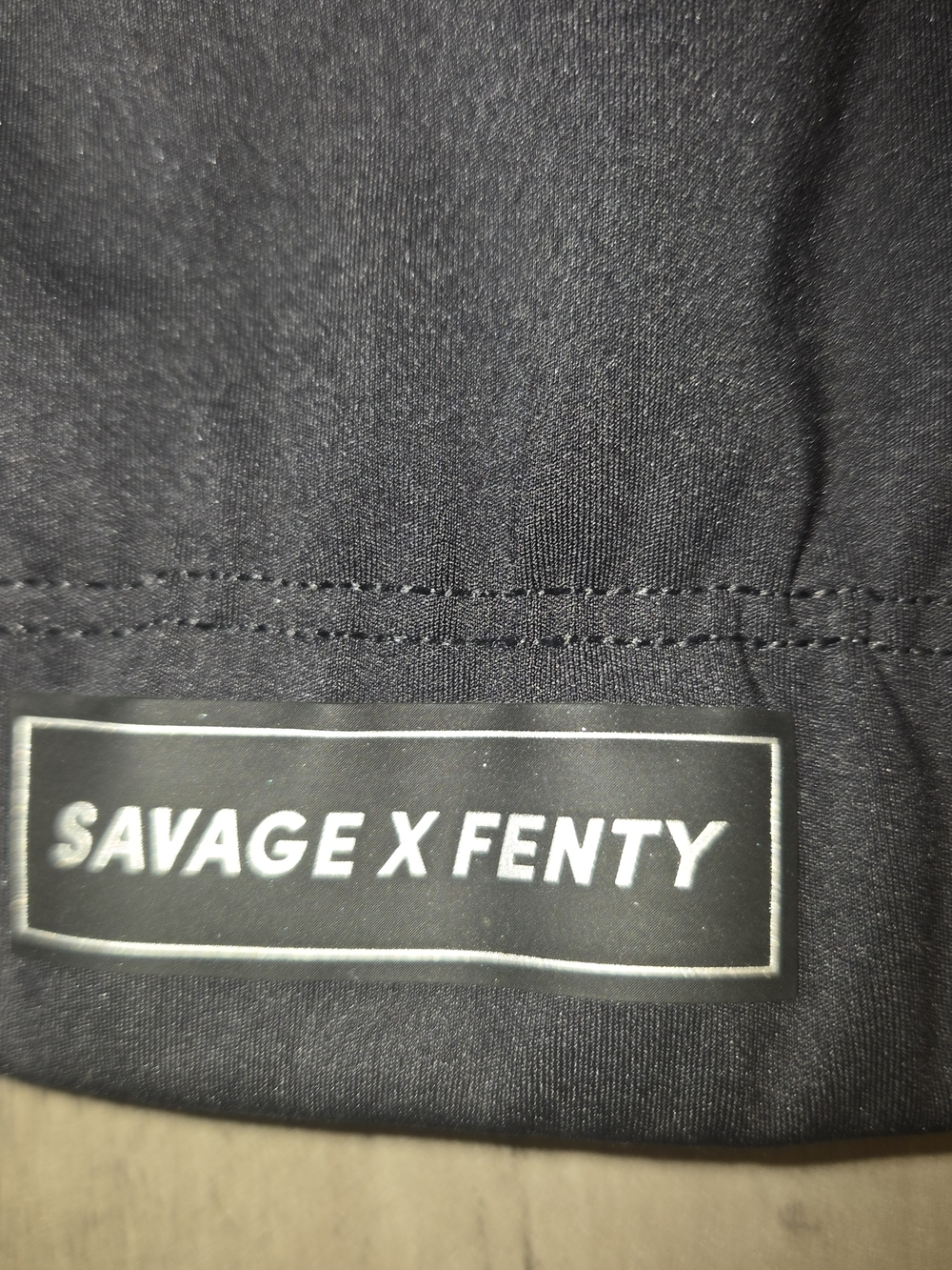 Savage X Fenty Flame Print Racerback Sports Bra Black Orange Size XS - Picture 2 of 4